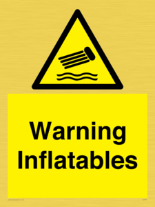 Warning Inflatables