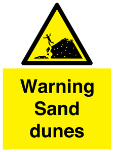 Warning Sand dunes