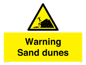 Warning Sand dunes
