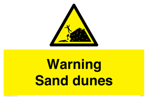 Warning Sand dunes