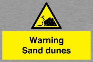 Warning Sand dunes