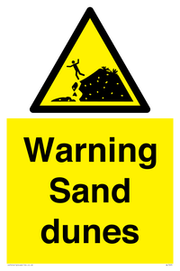 Warning Sand dunes