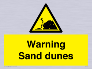 Warning Sand dunes