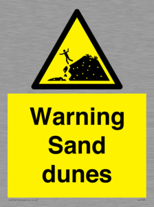 Warning Sand dunes