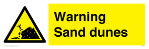 Warning Sand dunes