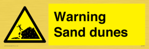 Warning Sand dunes