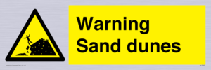 Warning Sand dunes