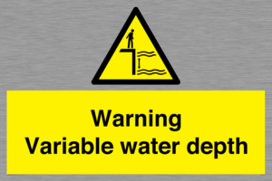 Warning Variable water depth