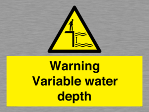 Warning Variable water depth