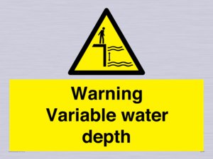 Warning Variable water depth