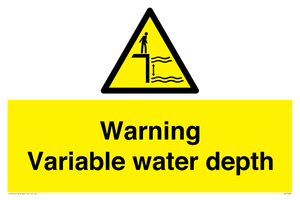 Warning Variable water depth