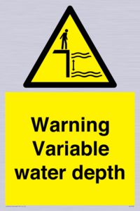 Warning Variable water depth