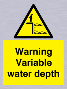 Warning Variable water depth