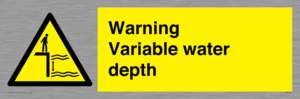 Warning Variable water depth