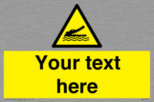 Custom Warning crocodiles, alligators or cayman