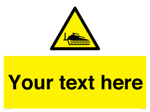 Custom warning grounding cruiser on lock cill