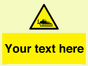 Custom warning grounding cruiser on lock cill