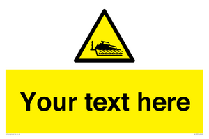 Custom warning grounding cruiser on lock cill