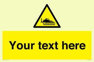 Custom warning grounding cruiser on lock cill