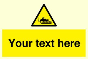 Custom warning grounding cruiser on lock cill