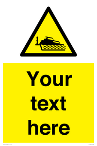 Custom warning grounding cruiser on lock cill