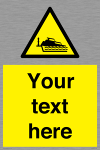 Custom warning grounding cruiser on lock cill