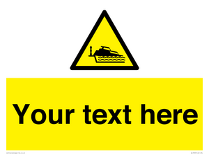 Custom warning grounding cruiser on lock cill