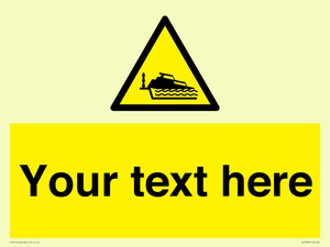 Custom warning grounding cruiser on lock cill