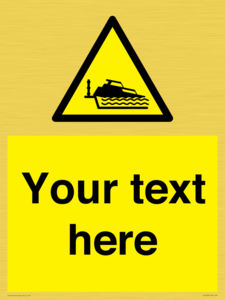 Custom warning grounding cruiser on lock cill