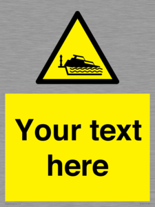 Custom warning grounding cruiser on lock cill