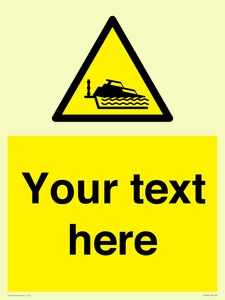 Custom warning grounding cruiser on lock cill