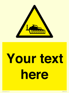 Custom warning grounding cruiser on lock cill