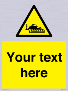 Custom warning grounding cruiser on lock cill