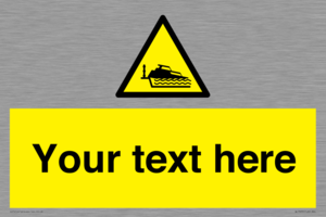 Custom warning grounding cruiser on lock cill