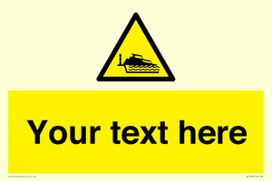 Custom warning grounding cruiser on lock cill