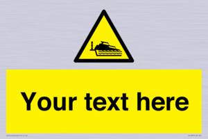 Custom warning grounding cruiser on lock cill