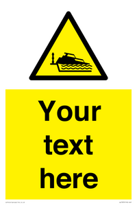 Custom warning grounding cruiser on lock cill