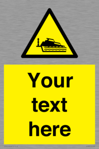 Custom warning grounding cruiser on lock cill