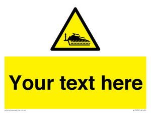 Custom warning grounding cruiser on lock cill