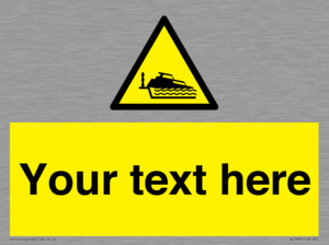 Custom warning grounding cruiser on lock cill