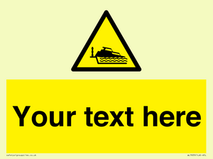 Custom warning grounding cruiser on lock cill