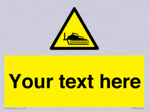 Custom warning grounding cruiser on lock cill