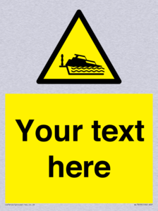 Custom warning grounding cruiser on lock cill