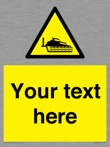 Custom warning grounding cruiser on lock cill