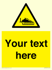 Custom warning grounding cruiser on lock cill