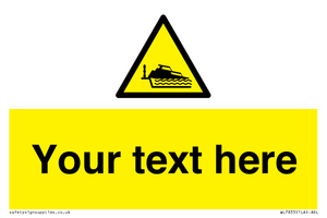 Custom warning grounding cruiser on lock cill