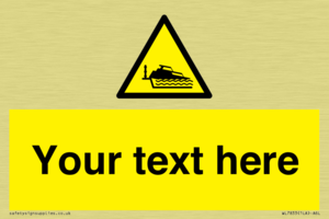 Custom warning grounding cruiser on lock cill