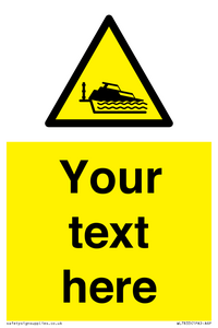 Custom warning grounding cruiser on lock cill