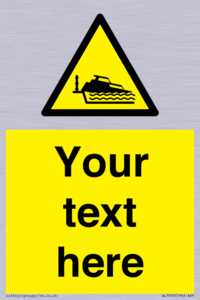 Custom warning grounding cruiser on lock cill