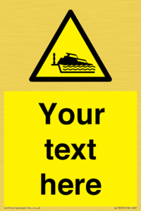 Custom warning grounding cruiser on lock cill